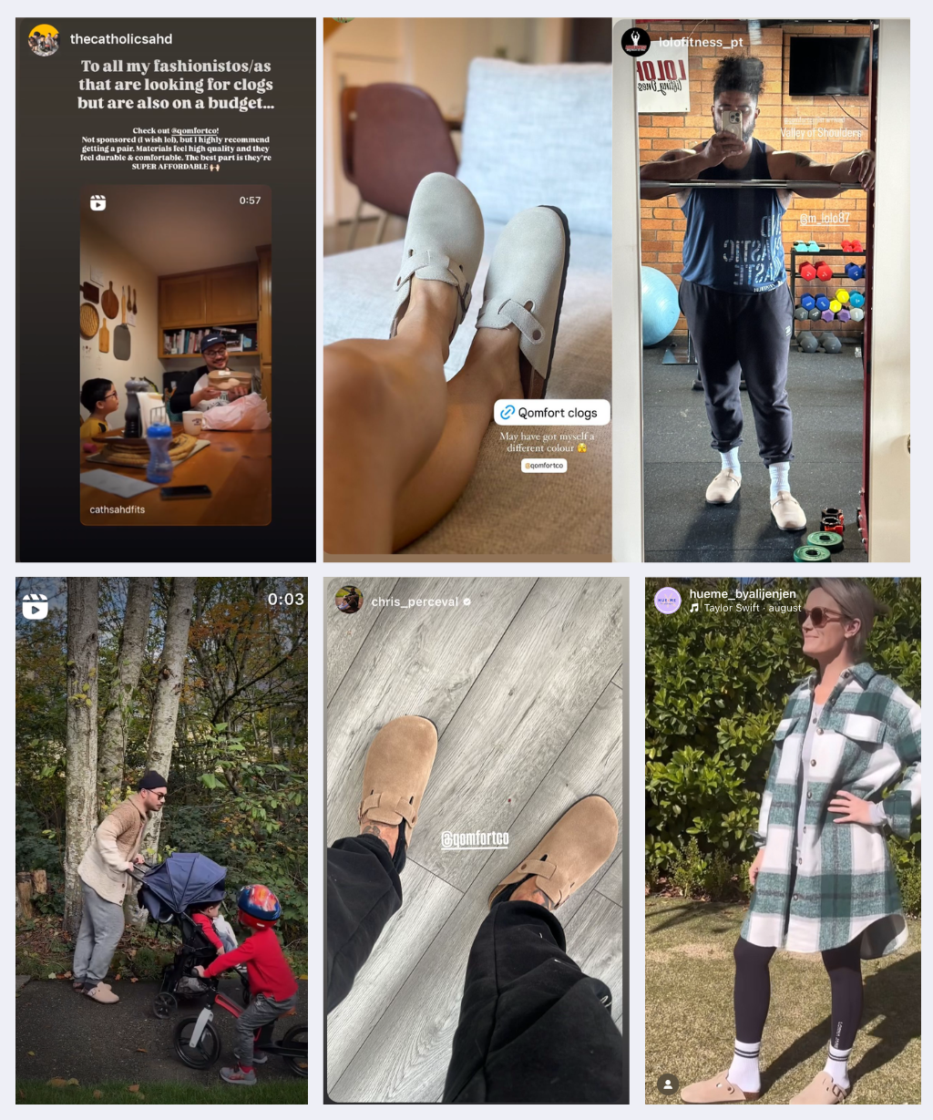 Premium Felt Clog Slippers by Qomfort