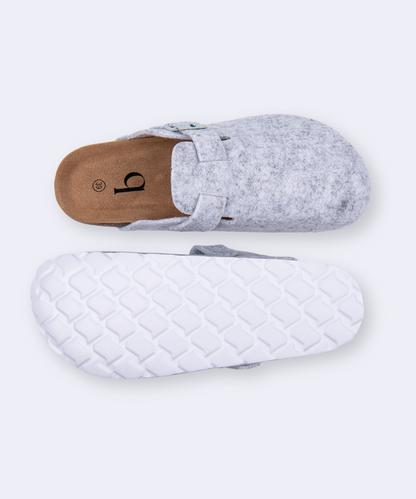 Premium Felt Clog Slippers by Qomfort