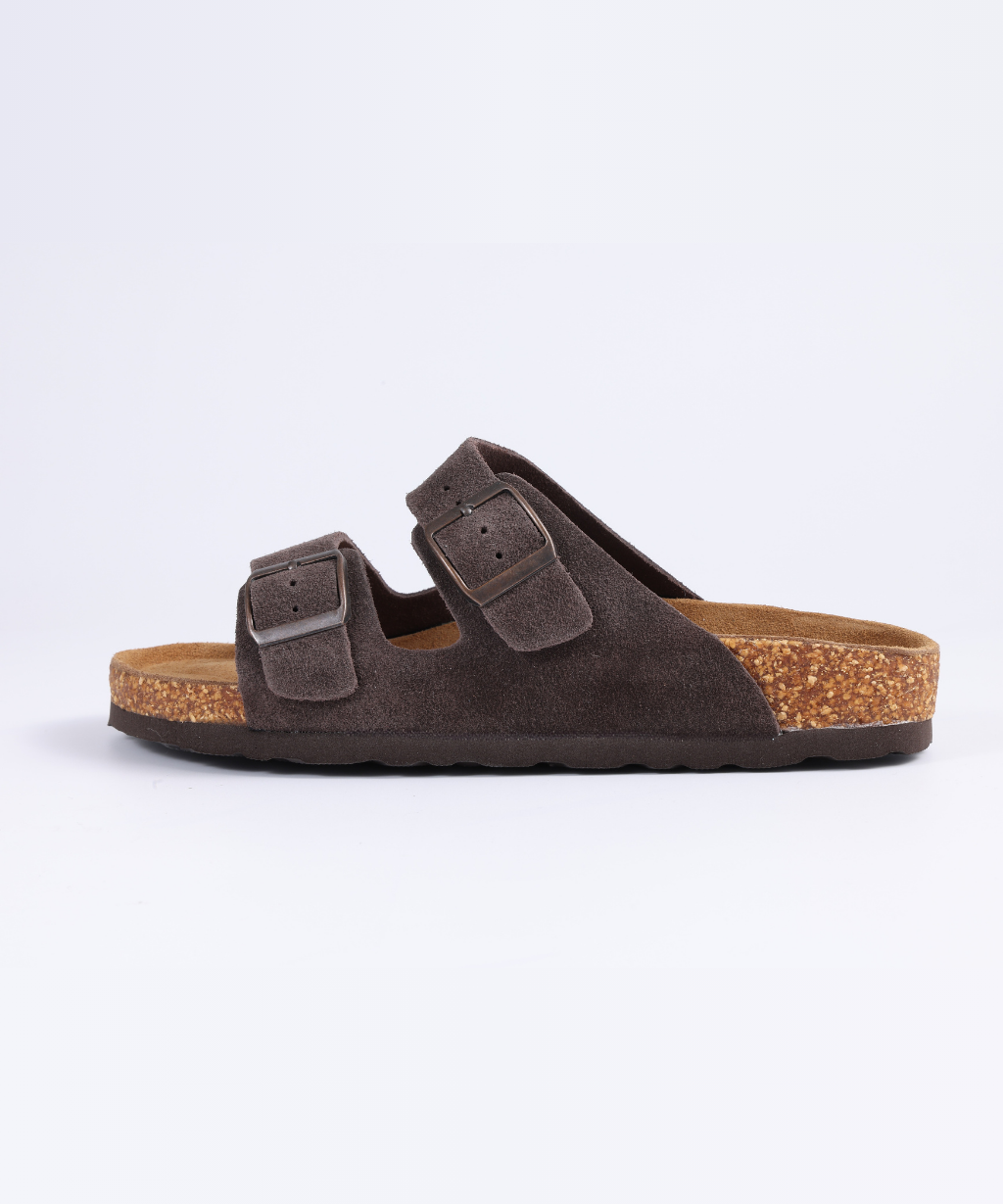 Premium Genuine Suede Sandals by Qomfort