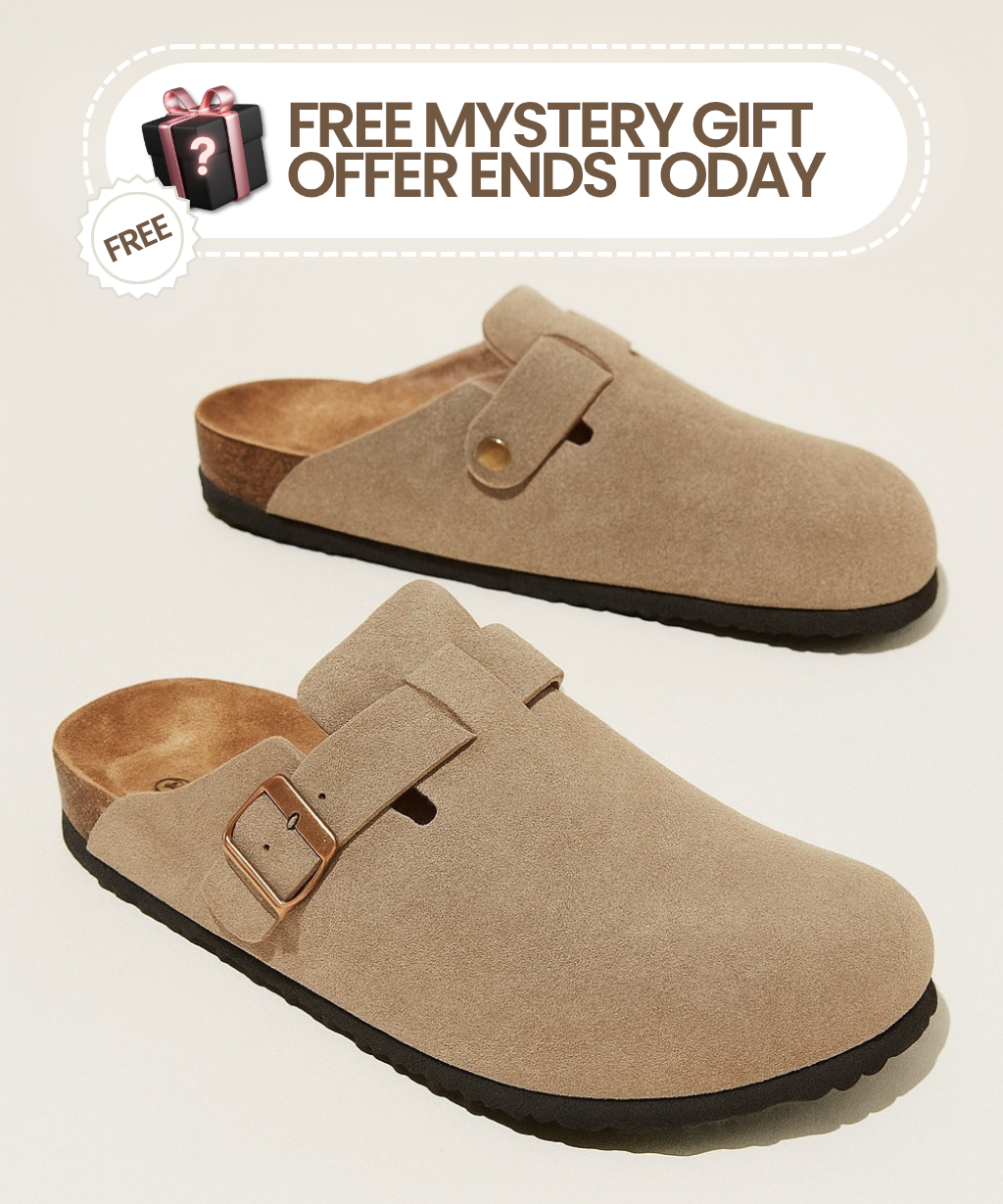 Genuine Suede Clogs by Qomfort