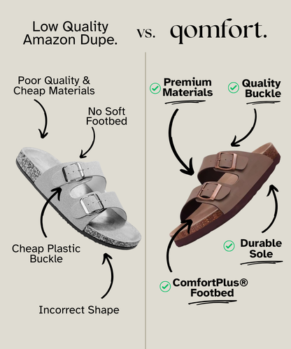 Summer Cork Sandals by Qomfort