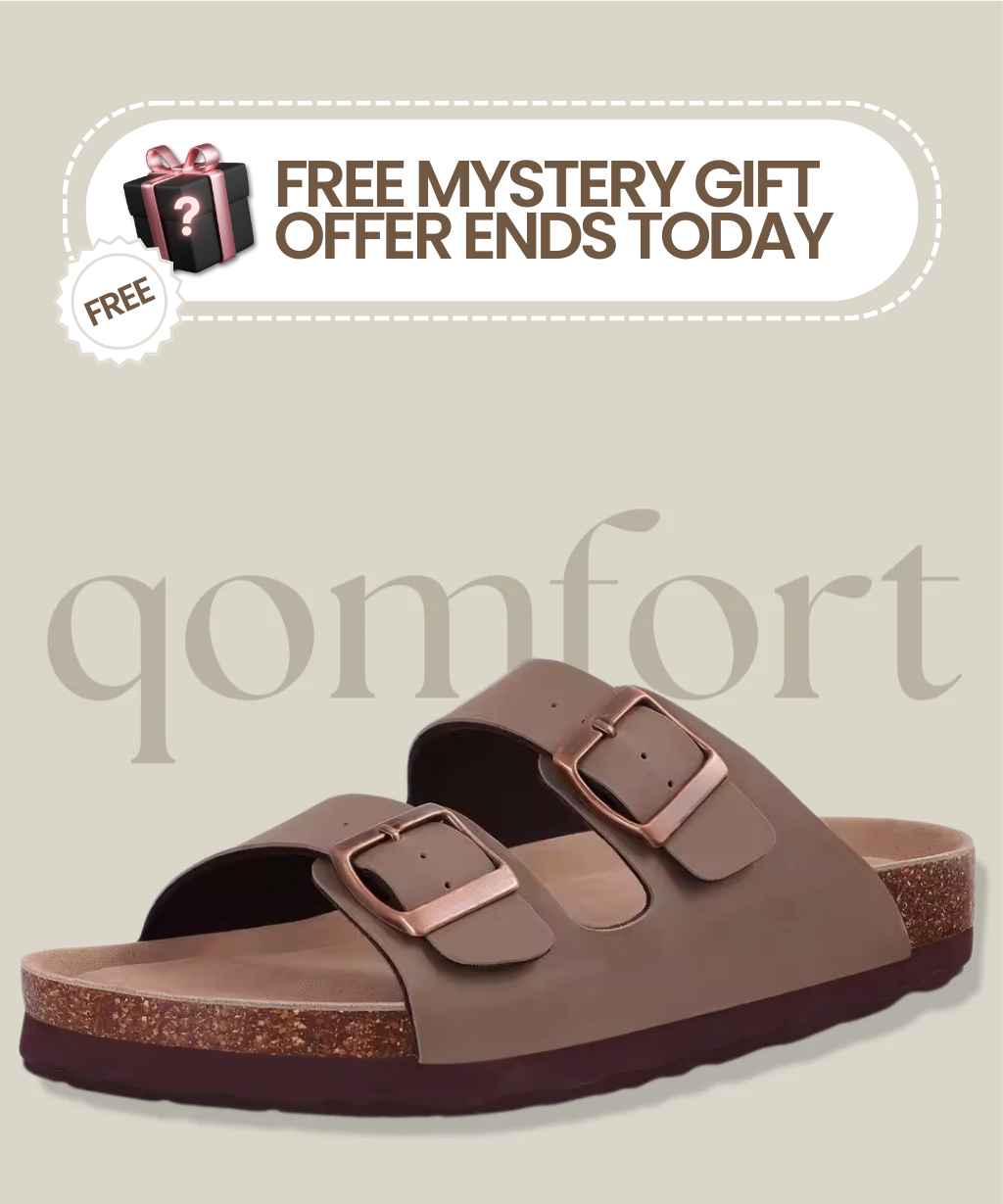 Summer Cork Sandals by Qomfort